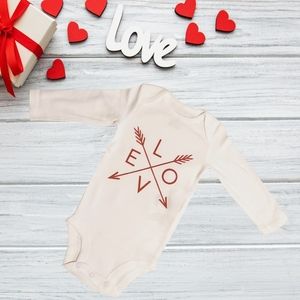 Love Onesie Size 3-6 months full sleeves